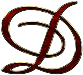 Capital Letter D Red Transparent Png Alphabet D Stylish D Png