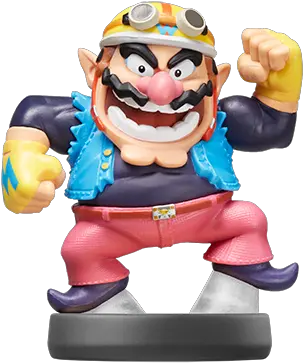 Wario Amiibo Figure Wario Amiibo Super Smash Bros Png Wario Transparent