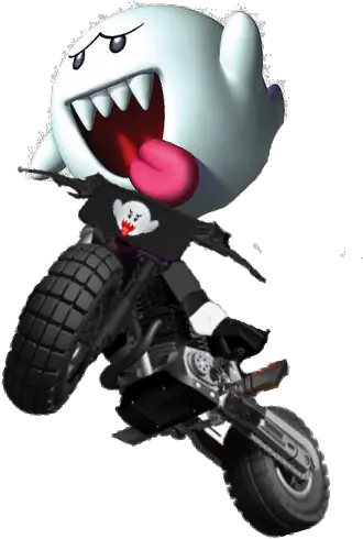 Boo Bike King Boo Mario Kart Bike Png King Boo Png