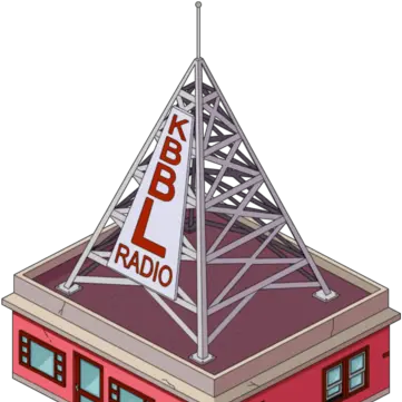 Kbbl Radio The Simpsons Tapped Out Wiki Fandom Kbbl Png Radio Tower Png