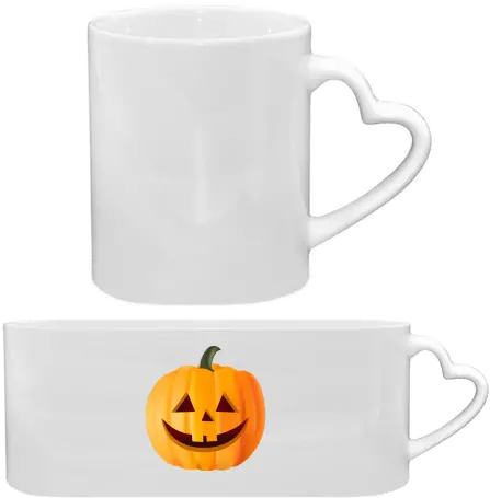 Halloween Pumpkin Custom Mug Love With Photo And Text Mug Png Halloween Pumpkin Transparent