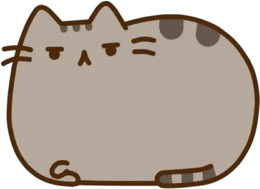 Brown Medium Sticker Pusheen Cat Sized Pusheen Background Png Pusheen Png