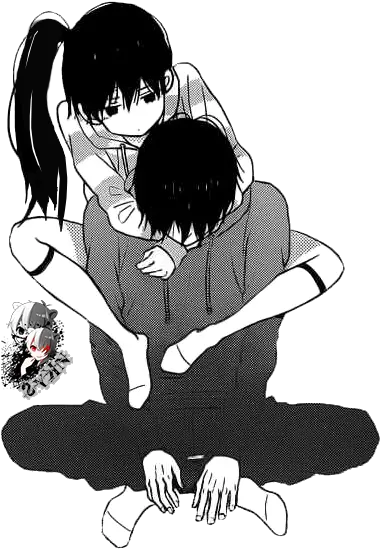 Little Love Storyu0027s Smile35 Wattpad Love Anime Couples Black And White Png Anime Couple Transparent