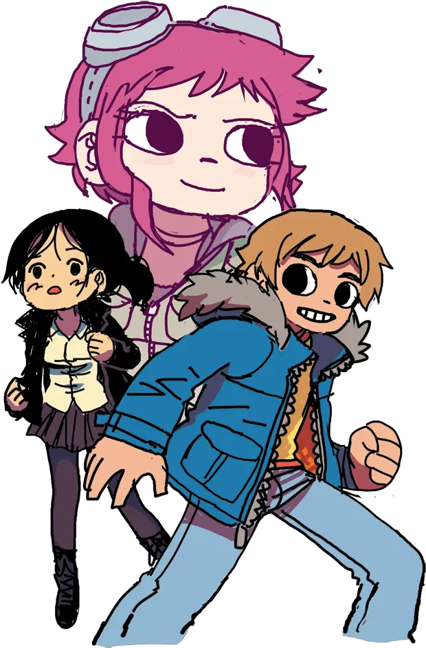 Previously Unpublished Scott Pilgrim Sketch Scott Pilgrim Scott Pilgrim Vs The World Art Png Za Warudo Png