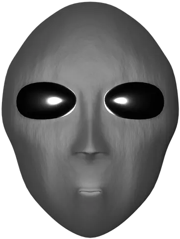 Alien Head Sci Fi Face Mask Png Alien Head Png