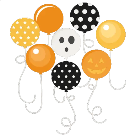 Halloween Clipart Halloween Balloons Transparent Halloween Balloons Clipart Png Balloons With Transparent Background