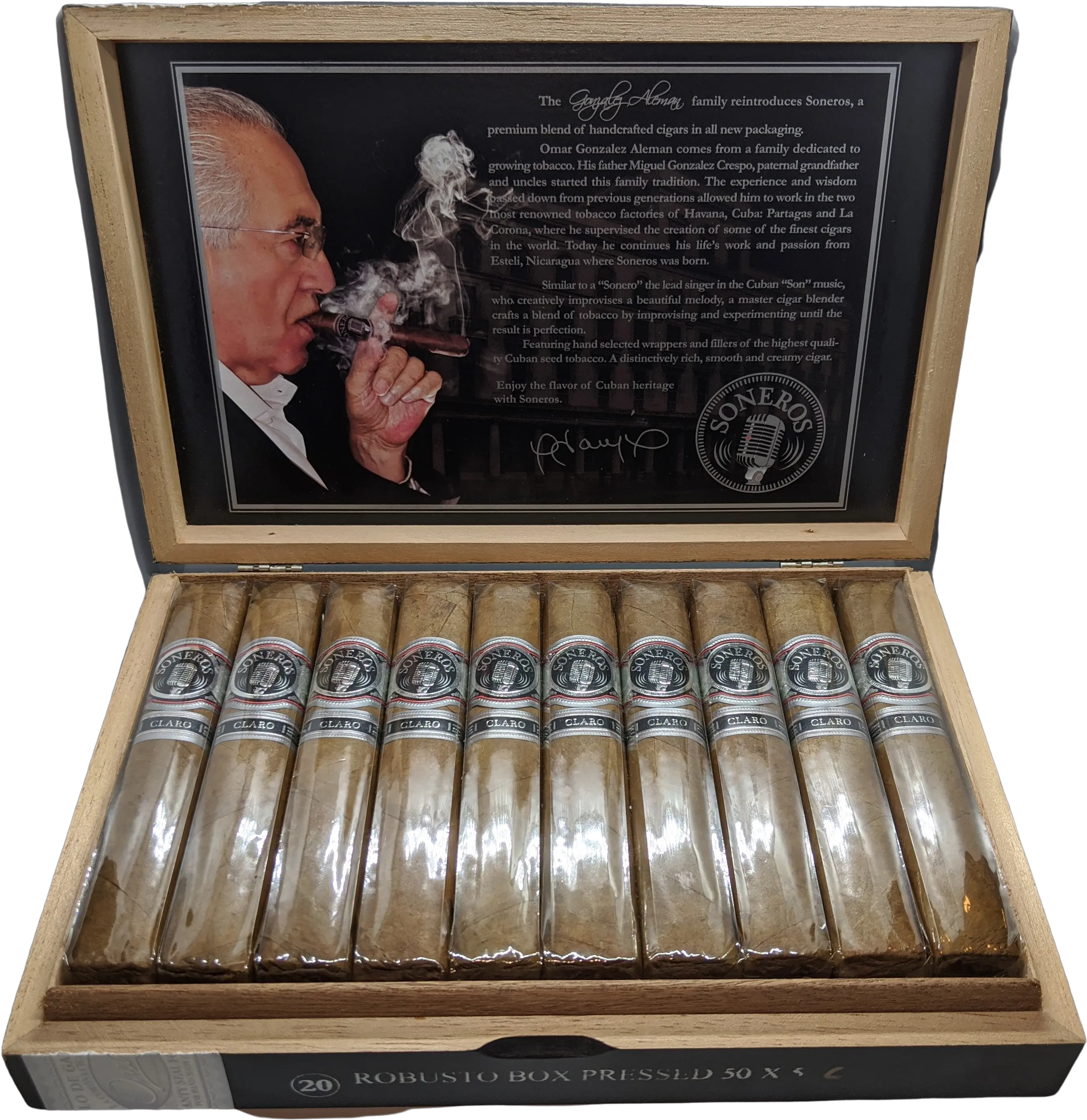 Soneros Claro Robusto Cigars Png Cigar Smoke Png