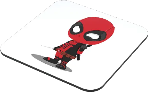 Baby Deadpool Coaster Just Stickers Png Deadpool Logo Transparent