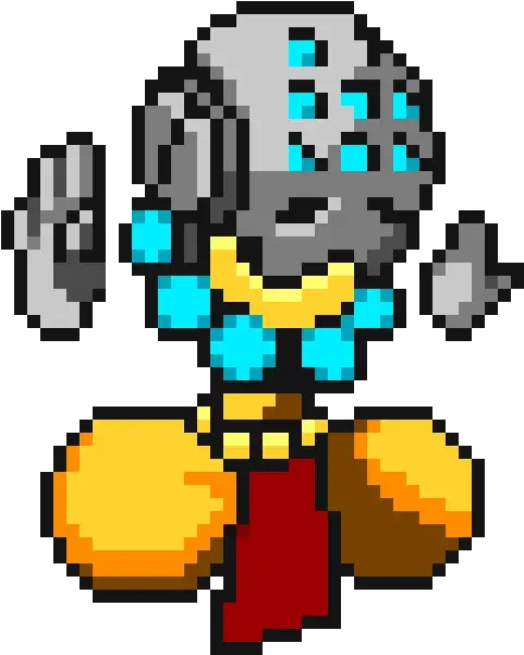 Pixilart Pixel Art Pixel Art Overwatch Png Zenyatta Png