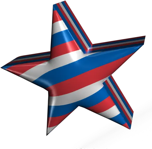 Download 3d Plastic Russian Star Clip Art Png 3d Star Png