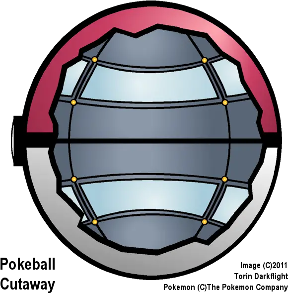 Pokeball Cutaway U2014 Weasyl Circle Png Pokeball Transparent