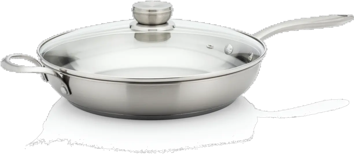 Frigidaire Readycook 12 In Fry Pan With Lid Stainless Steel Lid Png Pan Transparent