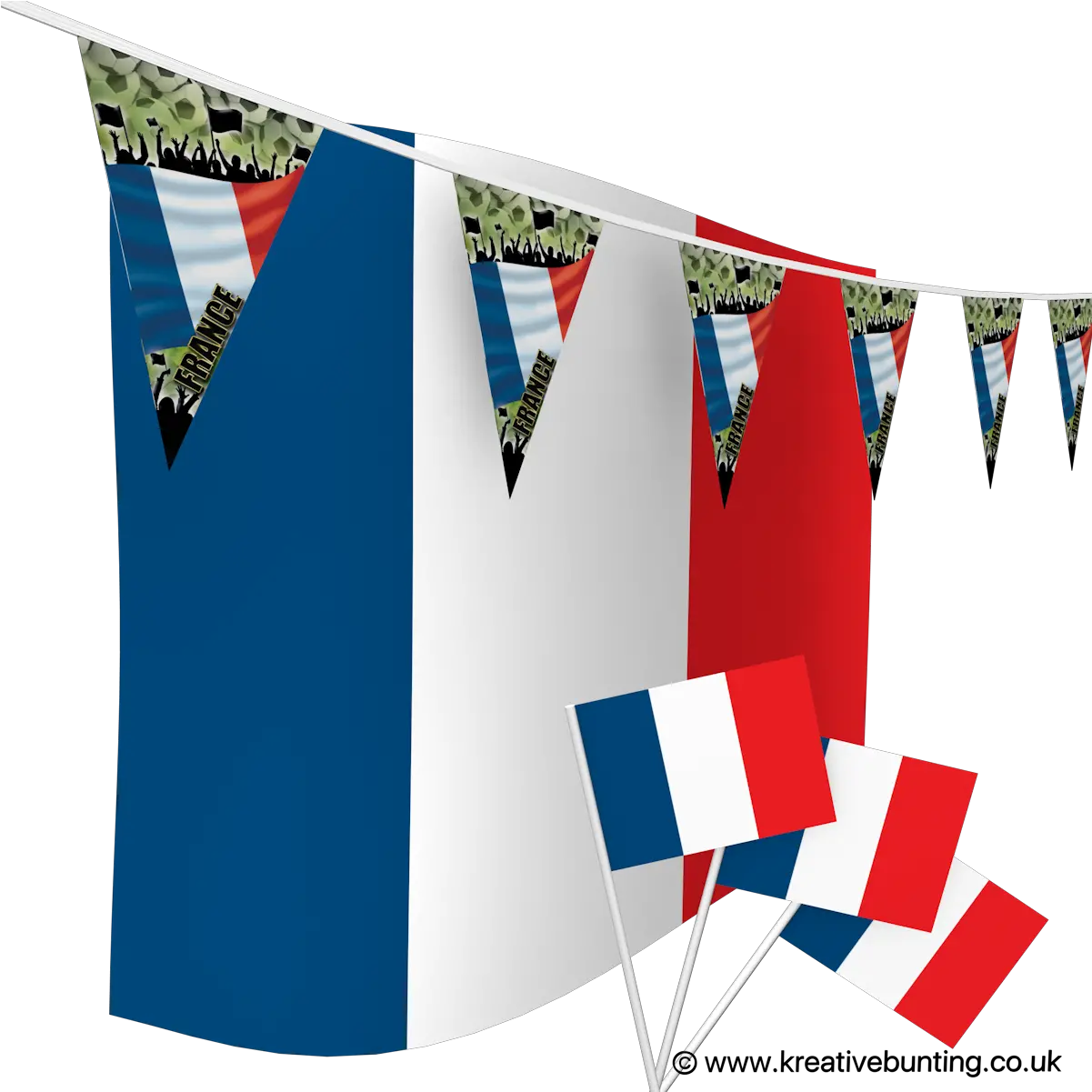 France Football Bunting U0026 Flags Bundle Flag Png France Flag Png