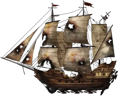 Pirates U2013 Damaged Ship Png Transparent