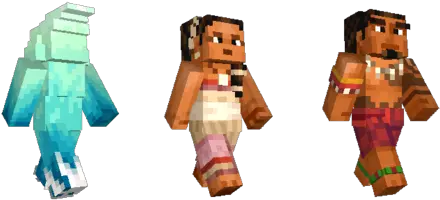 Moana Minecraft Skin Pack Minecraft Moana Skin Pack Xbox Png Moana Transparent Background