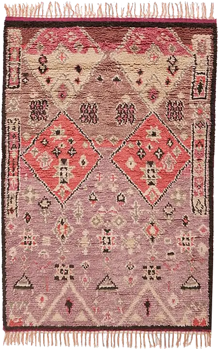 Pencil Paper Co Pink Double Diamond Anthropologie Rug Png Rug Png