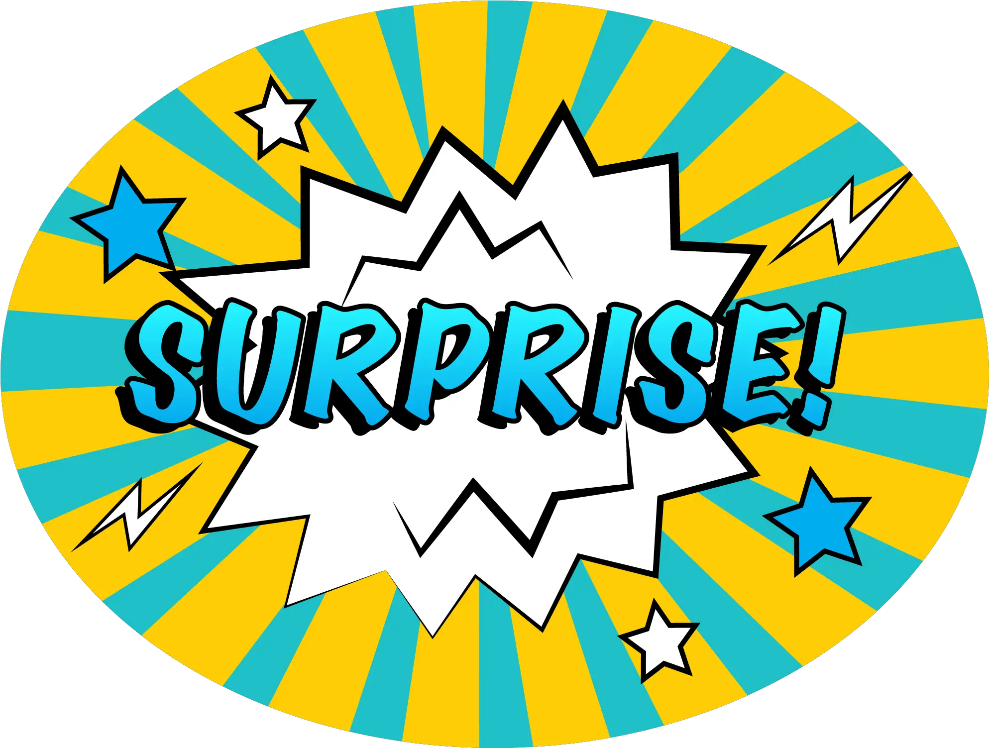 Pop Wind Surprise Explosion Box Blue Yellow Png And Clipart Surprise Clipart Surprise Png