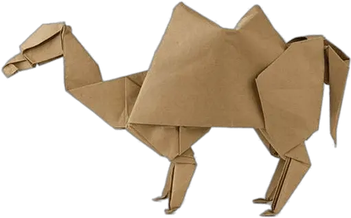 Origami Camel Transparent Png Origami Png Camel Transparent Background