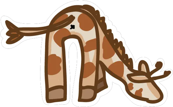 Giraffe Butt Clipart Mammoth Png Butt Png