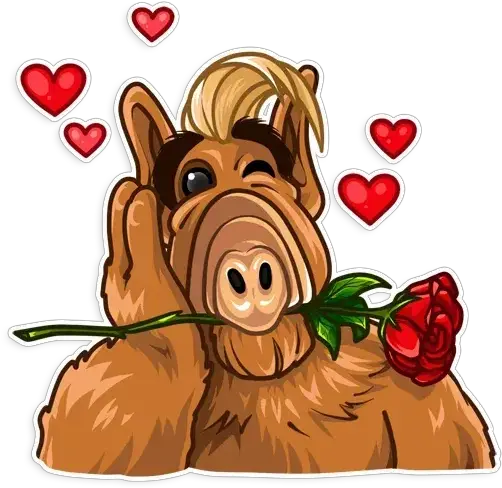 Alf Whatsapp Stickers Alf Stickers Telegram Png Logo Wasap