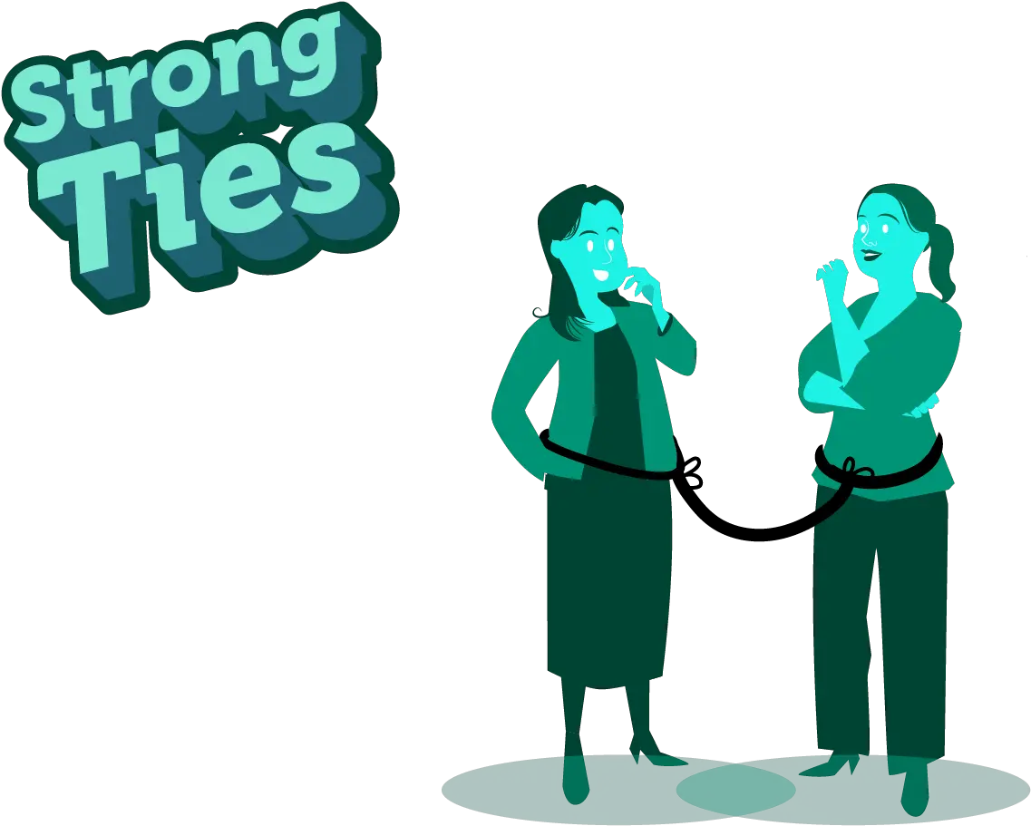 Strong U0026 Weak Ties Are Your Social Enough Sharing Png Strength And Weakness Icon