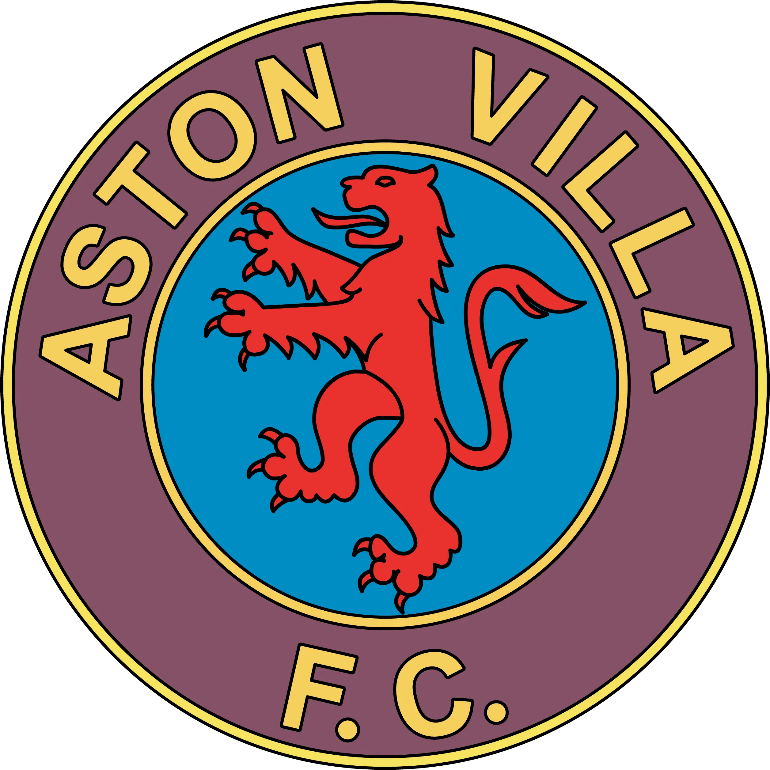 Aston Villa Football Logo Team Badge Futbol Soccer Emblem Png Ferrari Logo Images