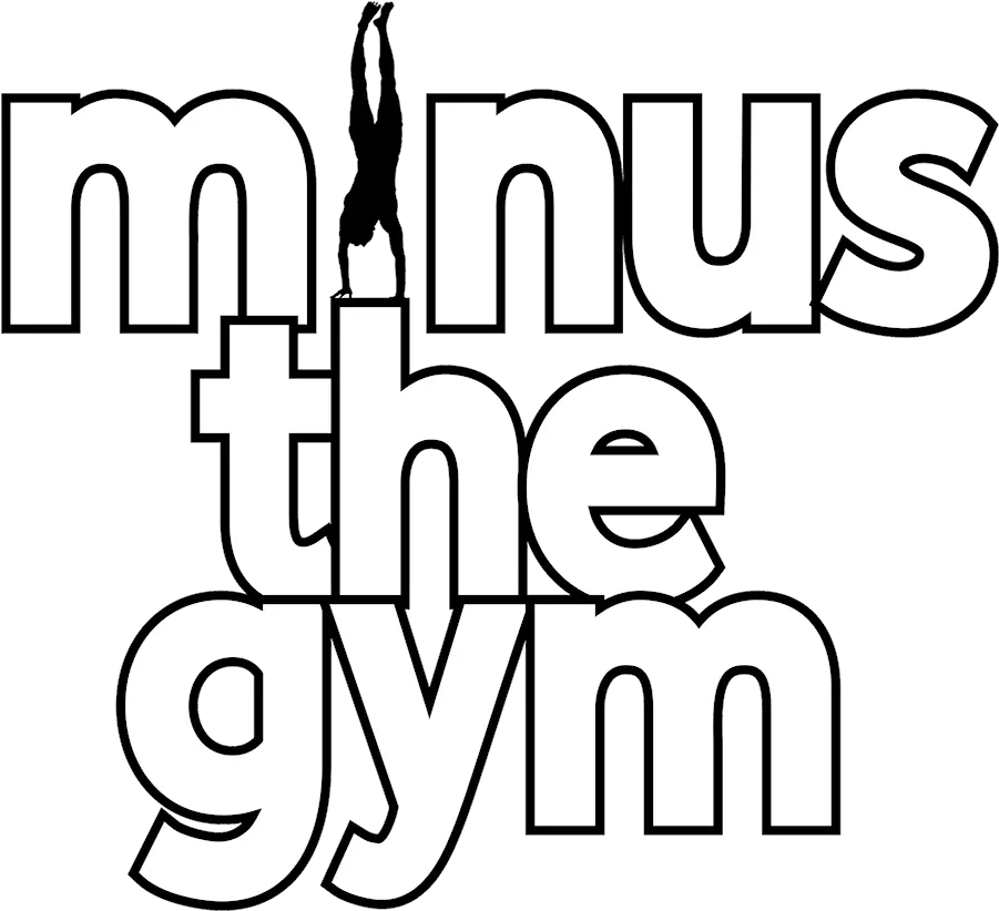 Minus The Gym Health And Fitness At Home Line Art Png Gym Logo