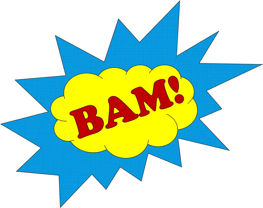 Onomatopoeia Onomatopeia Png Bam Png