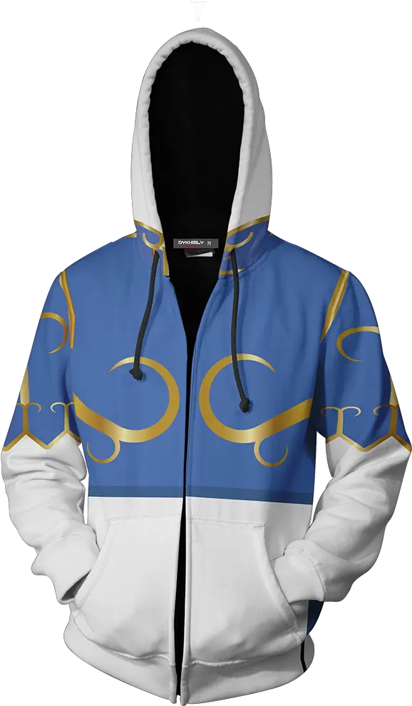 Street Fighter Chun Li Cosplay Zip Up Hoodie Jacket Hoodie Png Chun Li Png