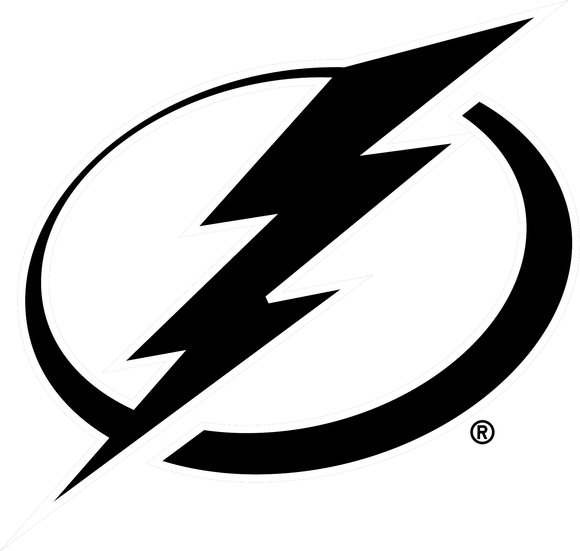 Bay Black And White Tampa Bay Lightning Bolt Png Buccaneers Logo Png