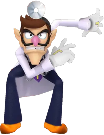 Dr Dr Mario World Waluigi Png Waluigi Transparent