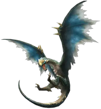 Monster Hunter Frontier Monsters Characters Tv Tropes Png Azure Rathalos Icon