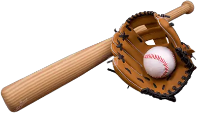 Transparent Background Baseball Mitt Clipart Baseball Bat And Glove Png Bat Transparent Background