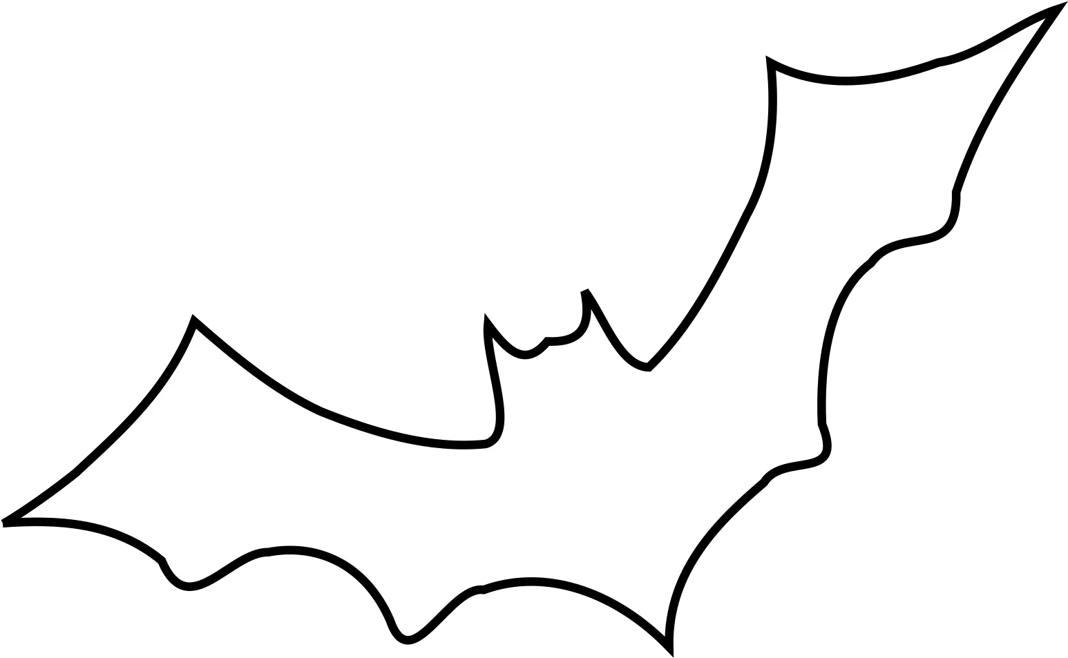 Outline Bat Svg Vector Clip Art Svg Clipart White Bat Outline Png Bats Transparent