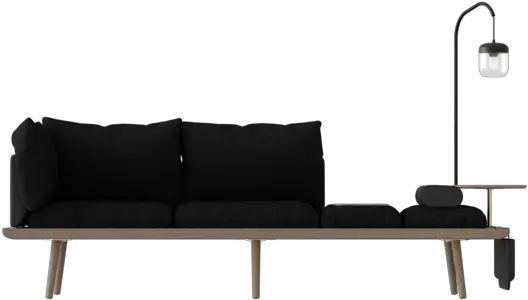 Lounge Around Balkong Soffa Utan Armstöd Png Couch Transparent