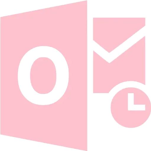 Pink Outlook Icon Dot Png Out Of Office Icon