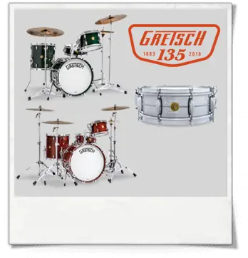 Gretsch History Drums Gretsch Guitars Png Drum Set Transparent Background