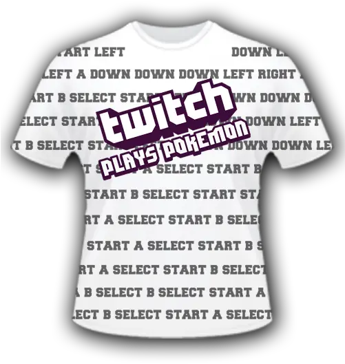 Twitch Plays Pokemon T Twitch Png Twitch Transparent Shirt