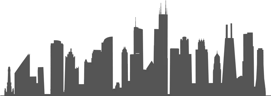 Building Transparent Images Chicago Silhouette Png Build Png