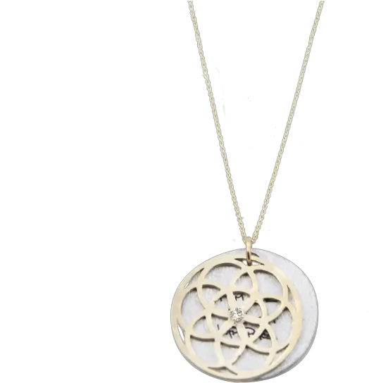 Seed Of Life Necklace 1 Solid Png Seed Of Life Png