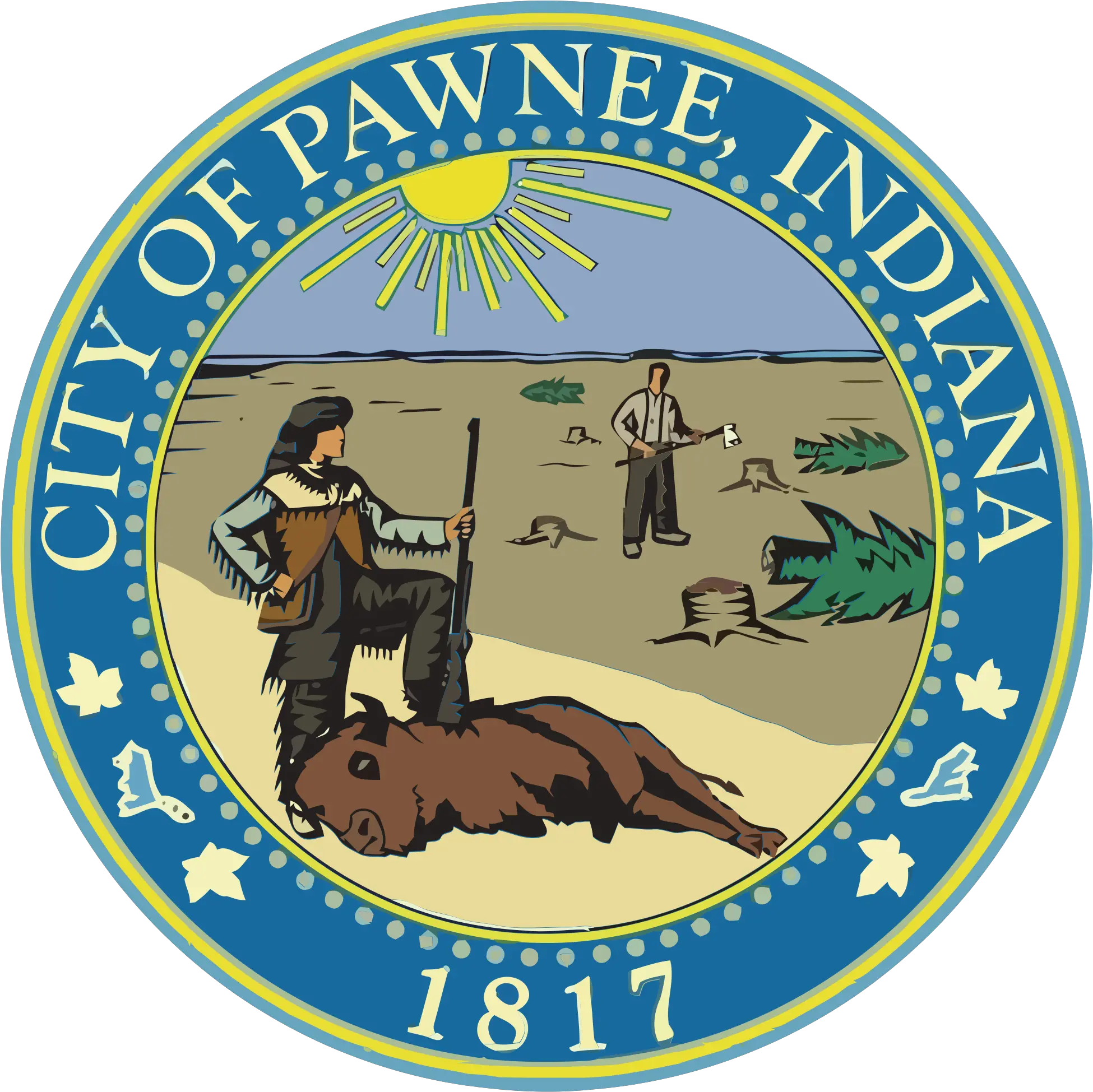 Steve Move City Of Pawnee Seal Png Rec Png