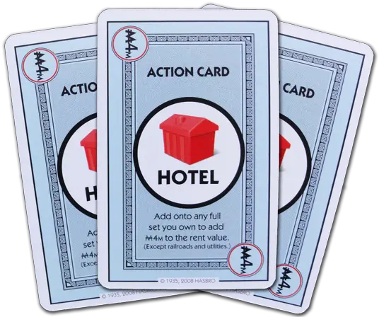 Download Hotel Action Card Monopoly Deal Cards Png Image Monopoly Deal Cards Cards Png