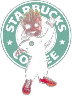 Baby Groot Starbucks Coffee Logo Shirt Starbucks Png Starbucks Coffee Logo