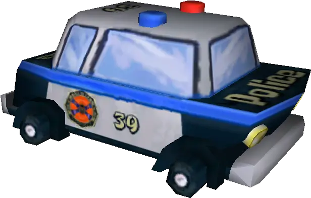 Gamecube The Spongebob Squarepants Movie Police Car Model Car Png Police Car Png