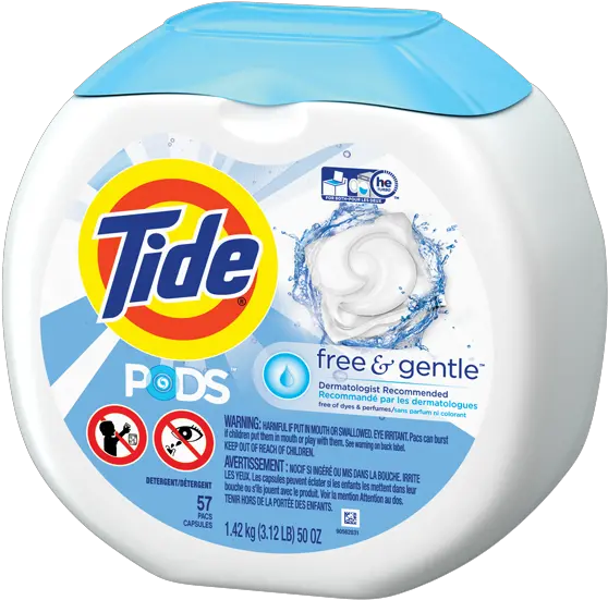 Tide Pods Free U0026 Gentle Laundry Detergent U2013 Pu0026g Dermatology Tide Pods Free And Gentle Png Tide Pod Png