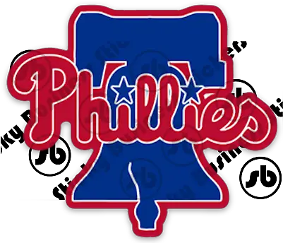 Philadelphia Phillies Liberty Bell New Logo Baseball Vinyl Sticker Eagles Flyers Ebay Clip Art Png Phillies Logo Png