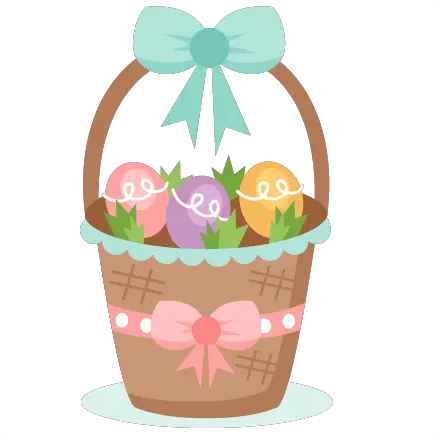 Easter Basket Svg Scrapbook Cut File Cute Clipart Files For Cute Easter Basket Clip Art Png Easter Basket Transparent