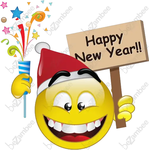 Pin Happy New Year Smiley Png Happy New Year Icon 2016