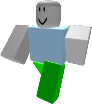 Noob Walking Cartoon Png Roblox Noob Png