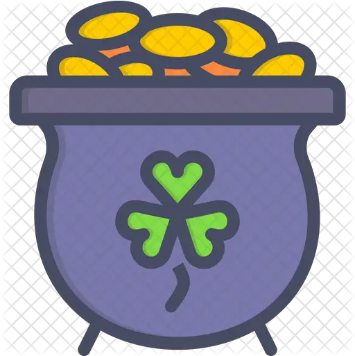 Gold Pot Icon Emblem Png Pot Of Gold Png